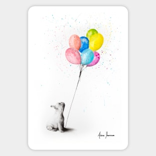 The French Bulldog and The Balloons Sticker